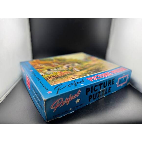 Vintage Perfect Picture Puzzle - Cottage by the River - Picture 2 of 7